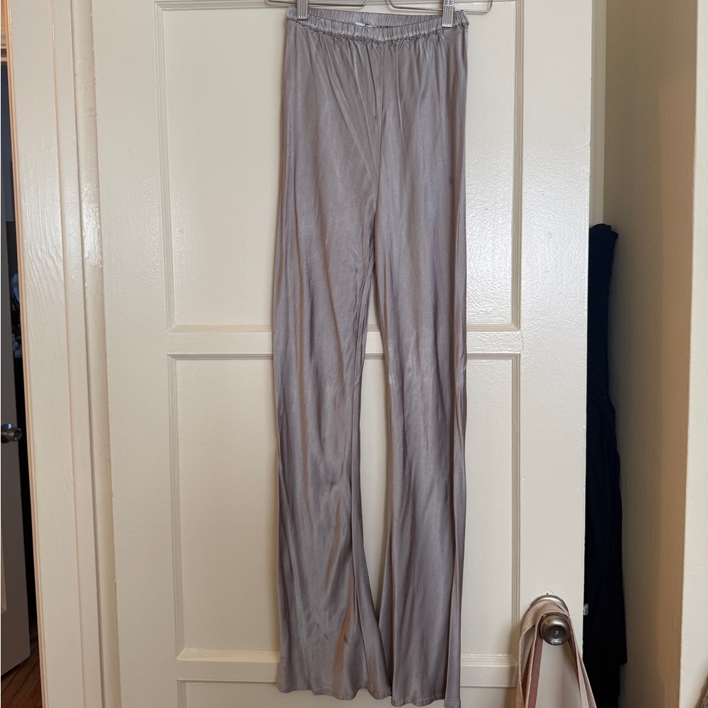 Dissh Simone Satin Pant in Pewter Size US 2 AUS 6